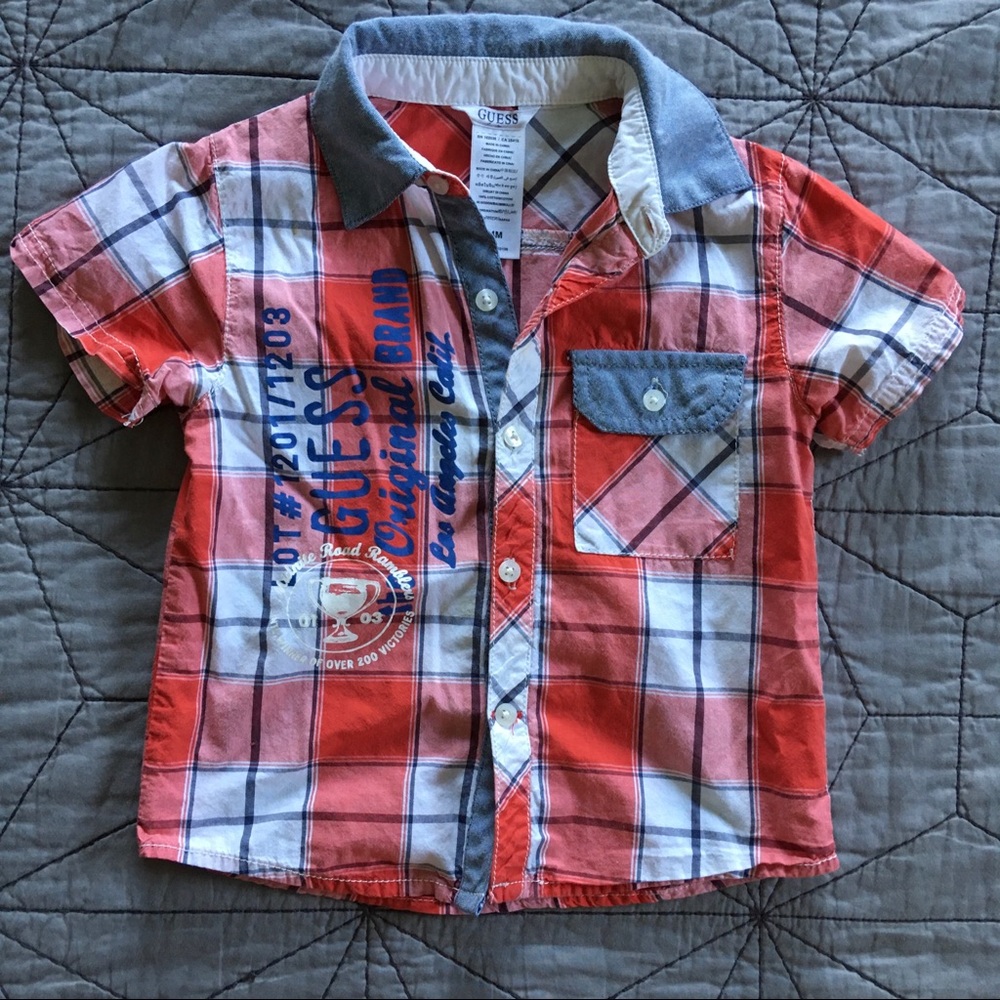 Boys Guess shirt 24m